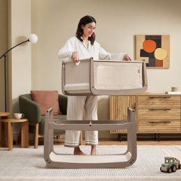 SnuzPod5 Bedside Crib Mocha