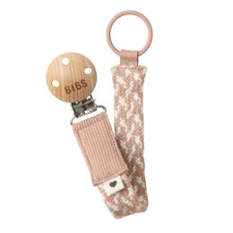 Bibs Pacifier Clip Blush/Ivory