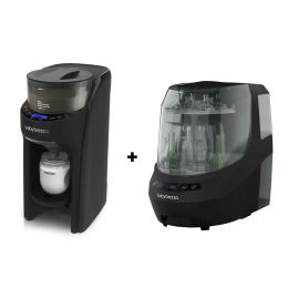 Baby Brezza Bundle: Formula Pro Advanced & Bottle Washer Pro Black
