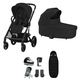Cybex Balios S Lux 8 Piece Bundle Moon Black