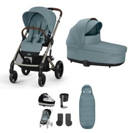 Cybex Balios S Lux 8 Piece Bundle Stormy Blue