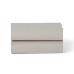 Snuz 2 Pack Crib Fitted Sheets Grey