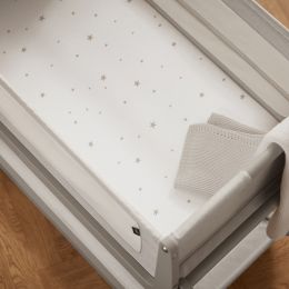 Snuz 2 Pack Crib Fitted Sheets White / Star