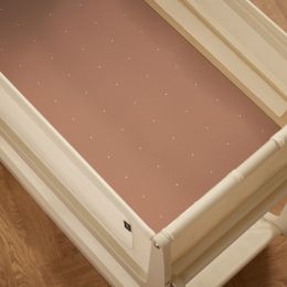 Snuz 2 Pack Crib Fitted Sheets Blush / Dot