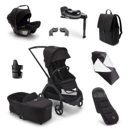 Bugaboo Dragonfly Turtle Air Ultimate Bundle Midnight Black