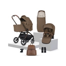 Silver Cross Breez Stroller & Carrycot Accessory Bundle Maple