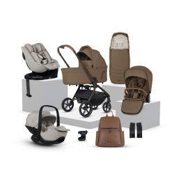 Silver Cross Breez Ultimate Family 360 Car Seat Bundle Maple