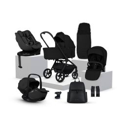 Silver Cross Breez Ultimate Family 360 Car Seat Bundle Onyx