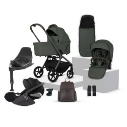 Silver Cross Breez Cybex Cloud T Travel System Bundle Pewter