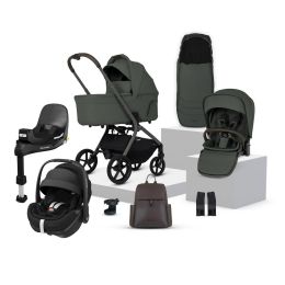 Silver Cross Breez Maxi Cosi Pebble 360 Pro2 Travel System Bundle Pewter