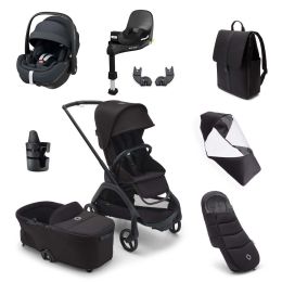 Bugaboo Dragonfly Maxi Cosi Pebble 360 Pro Ultimate Bundle Midnight Black