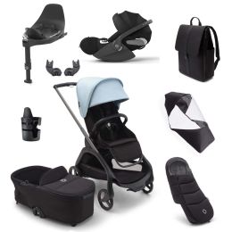 Bugaboo Dragonfly Cybex Cloud T Ultimate Bundle Skyline Blue