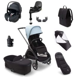 Bugaboo Dragonfly Maxi Cosi Pebble 360 Pro Ultimate Bundle Skyline Blue