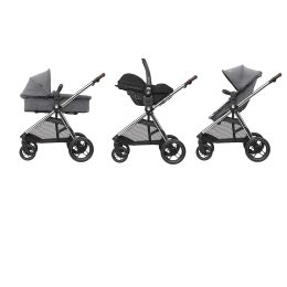 Maxi Cosi Zelia 3 Luxe Pram With Cabrio Car Seat Twillic Grey