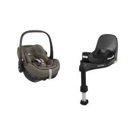 Maxi Cosi Pebble 360 Pro Car Seat & FamilyFix 360 Pro Base Twillic Truffle