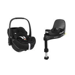 Maxi Cosi Pebble 360 Pro2 Car Seat & FamilyFix 360 Pro Base Twillic Black