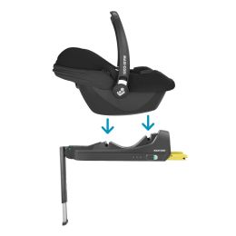 Maxi Cosi Zelia 3 Luxe Pram With Car Seat Bundle Twillic Black