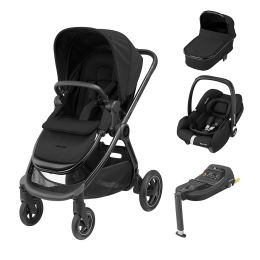 Maxi Cosi Adorra 2 Luxe Pram With Car Seat Bundle Twillic Black