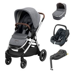 Maxi Cosi Adorra 2 Luxe Pram With Car Seat Bundle Twillic Grey