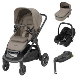 Maxi Cosi Adorra 2 Luxe Pram With Car Seat Bundle Twillic Truffle