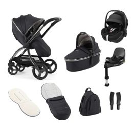 Egg 3 Luxury Maxi Cosi Pebble 360 Pro2 Bundle Carbonite