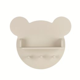 CuddleCo Play House Bear Shelf Pebble