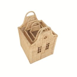 CuddleCo Dutch House Storage Baskets Set Of 3