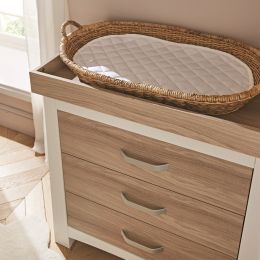 CuddleCo Musa Rattan Changing Basket And Liner