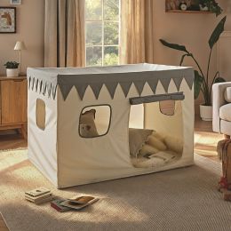 CuddleCo Play House With Bunting Sea Salt