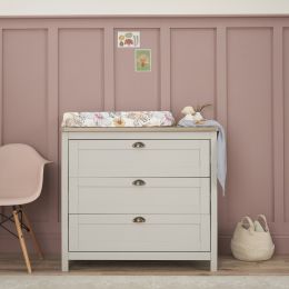 Tutti Bambini Verona Chest Changer Dove Grey/Oak