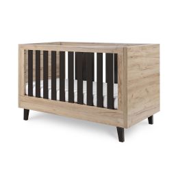 Tutti Bambini Como Cot Bed Distressed Oak/Slate Grey