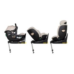 Cosatto Acorn 2, Acorn All Stages I-Size Car Seats & Rotating Isofix Base Family Bundle Whisper