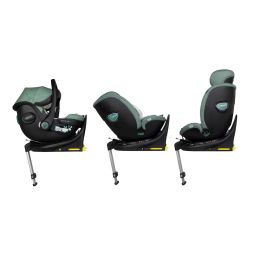 Cosatto Acorn 2, Acorn All Stages I-Size Car Seats & Rotating Isofix Base Family Bundle Meadow