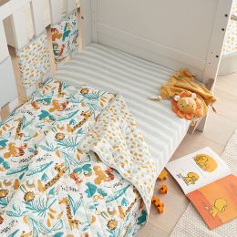 Tutti Bambini Cot/Cot Bed Coverlet Run Wild