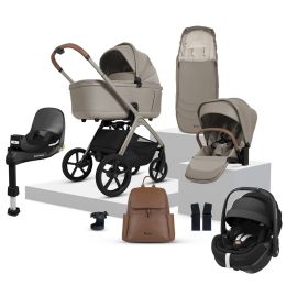 Silver Cross Cove Maxi Cosi Pebble 360 Pro2 Travel System Bundle Champagne