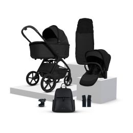 Silver Cross Cove Pram & Pushchair Accessory Bundle Onyx