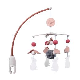 Tutti Bambini 2 In 1 Crib/Cot Nursery Mobile Scandinavian Walnut/Cocoon