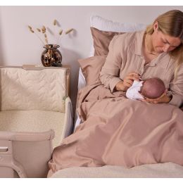 Tutti Bambini Cozee Air 2 Bedside Crib Soft Walnut/Cocoa