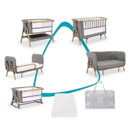 Tutti Bambini Cozee XL Complete Birth To 4+ Years Package Oak/Charcoal