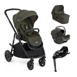 Joie Versatrax On The Go I-Snug 2 Car Seat & Base Bundle Fern