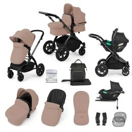 Ickle Bubba Stomp Luxe 12 Piece Cirrus Travel System Bundle Desert