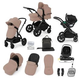 Ickle Bubba Stomp Luxe 12 Piece Nimbus 180° Travel System Bundle Desert