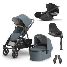 UPPAbaby VISTA V3 Travel System Bundle With Cybex Cloud T Car Seat & Base Dillan