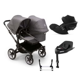 Bugaboo Donkey 5 Duo Cloud G Complete Bundle Grey Melange