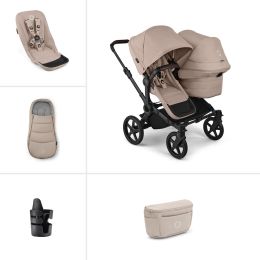 Bugaboo Donkey 6 Double Essential Bundle Desert Taupe Melange