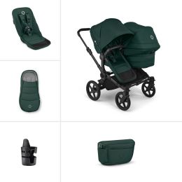 Bugaboo Donkey 6 Double Essential Bundle Fern Green