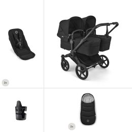 Bugaboo Donkey 6 Twin Essential Bundle Heritage Black