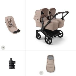 Bugaboo Donkey 6 Twin Essential Bundle Desert Taupe Melange