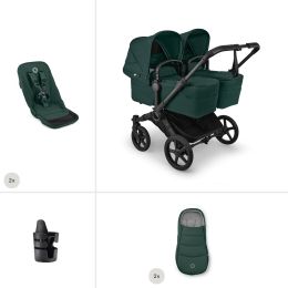 Bugaboo Donkey 6 Twin Essential Bundle Fern Green