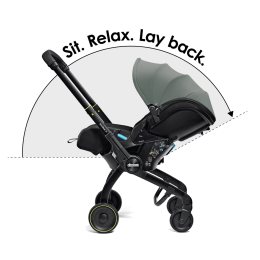 Doona X Infant I-Size Car Seat Slate Green